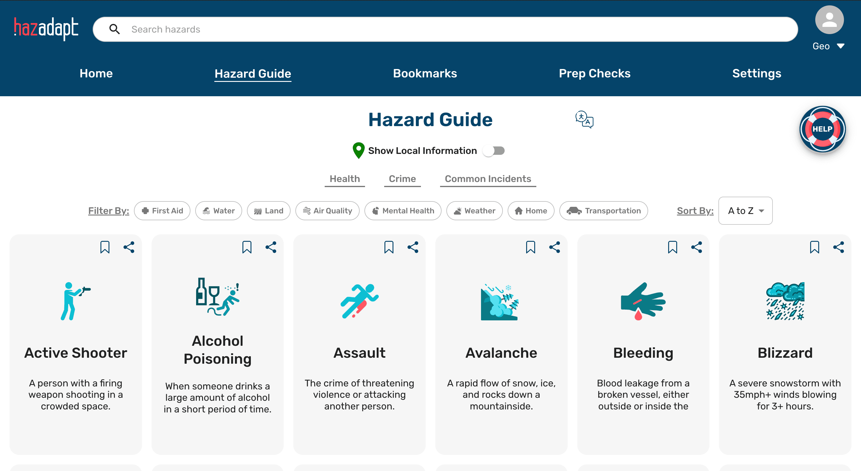 HazAdapt